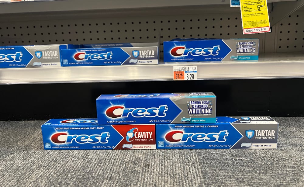 Crest Toothpaste Only 0.62 at CVS! Order Online, Pick Up In Store