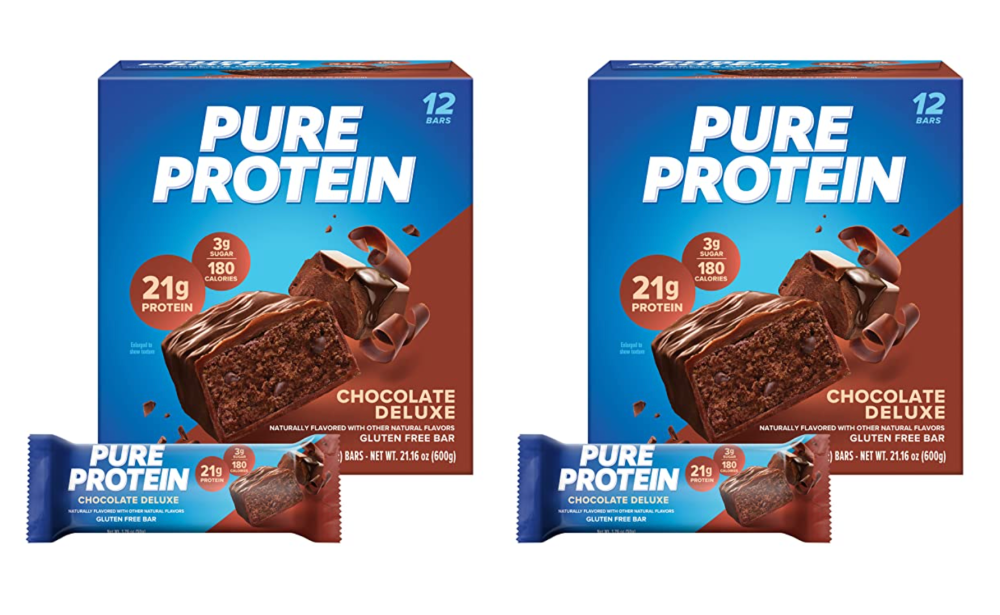 40% Off Pure Protein Bars Chocolate Deluxe 12 Pack | Living Rich With ...