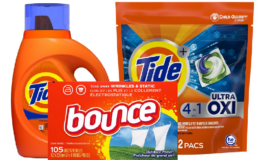 Tide & Bounce Products $2.99 each at Walgreens!