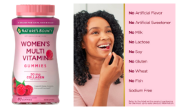 $2.20 Off + 39% Off Nature's Bounty Women's Multivitamin Optimal Solutions, Gummies for Immune Support, 80 ct {Amazon}