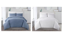 Home Expressions Cotton 3-pc. Solid Duvet Cover Set All Sizes $19.60-$28 (Reg. up to $100) at JCPenney