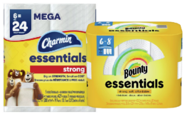 Pay $12.96 for $30.56 in Charmin & Bounty Paper Products at Walgreens!