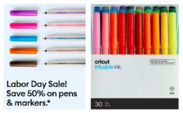 Labor Day Sale Up to 70% off Pens & Markers at Cricut