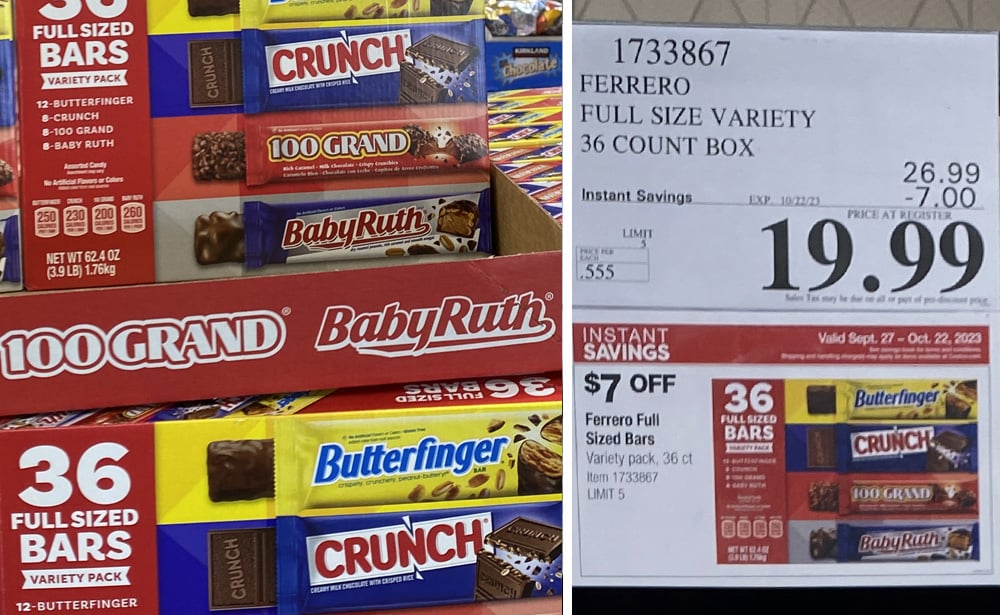 Costco: Hot Deal on Ferrero Full Sized Bars – $7.00 off!!