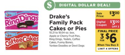 Drakes Family Pack Snack Cakes Just $2.00 at ShopRite! | Living Rich ...