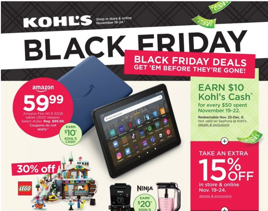 Kohls Black Friday Ad 2023 – Complete Sale Schedule & Ad