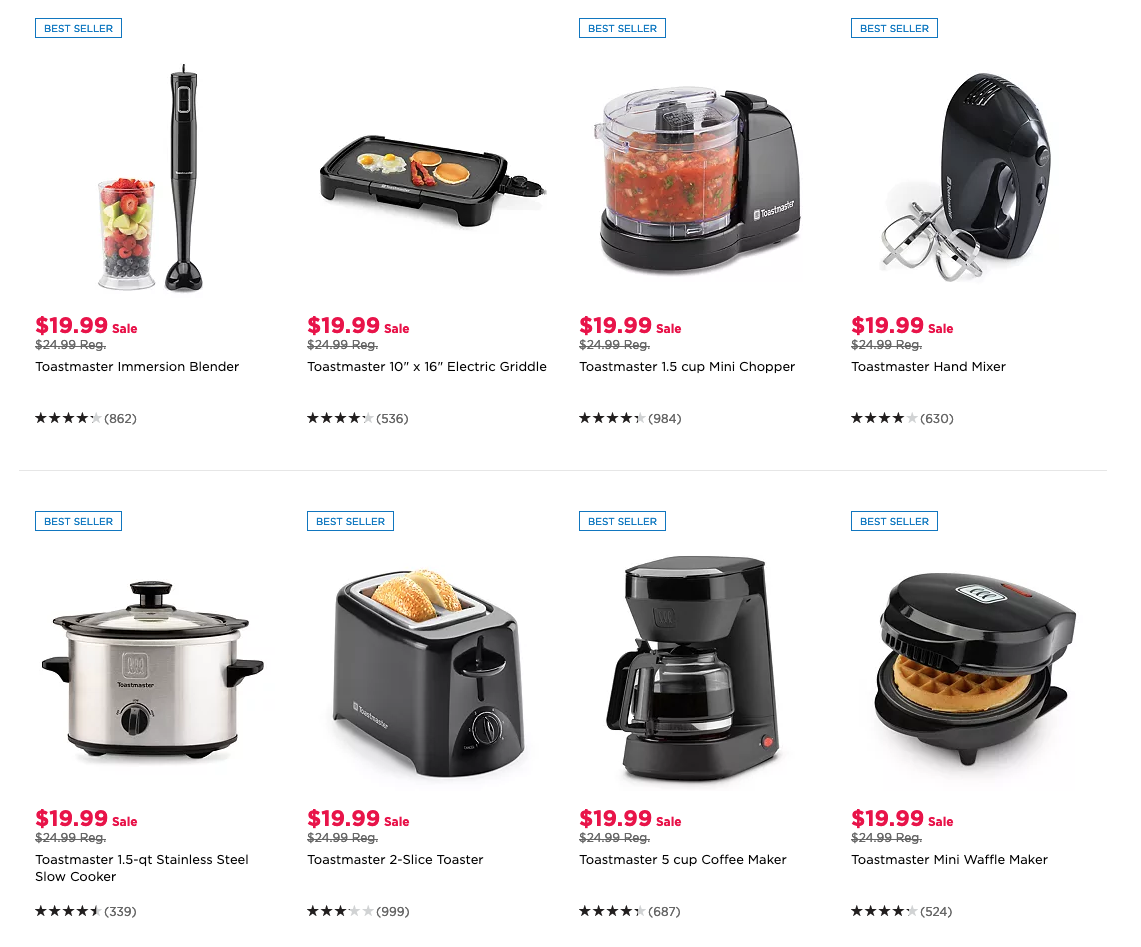 Kohl's Black Friday Small Kitchen Appliances $1.69 TODAY - Saving Dollars  and Sense