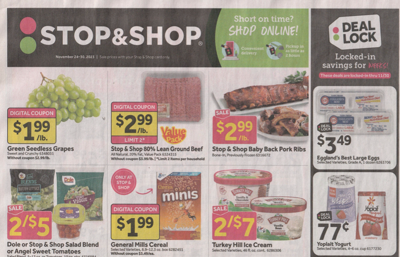 Stop & Shop Preview Ad for 11/24 Is Here! Living Rich With Coupons®