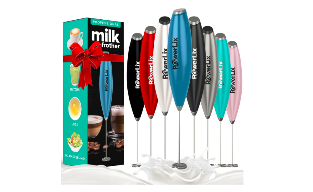Sdeals Milk Frother. Electric Mixer and Whisk for Coffee Drinks, Protein  Shakes