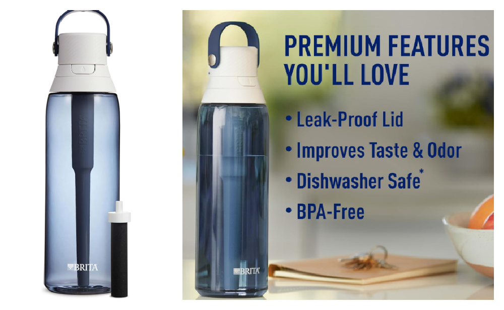 44% Off Brita Insulated Filtered Water Bottle with Straw {}