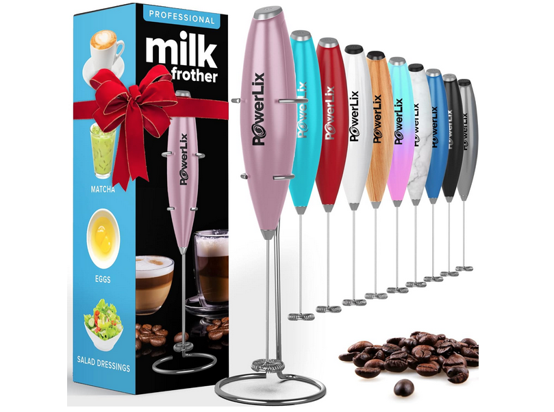 Handheld Milk Frother - Pink