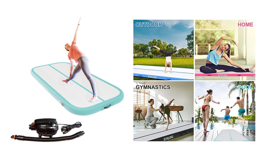 50 Off XUNLONG 4/8 inch Thickness Inflatable Gymnastics Training Mat