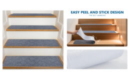 63% off Stair Treads for Wooden Stairs on Amazon | Great Value!