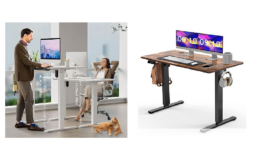 SMUG Standing Desk, 55 x 24 in Electric Height Adjustable Computer Desk just $54.99 at WOOT!