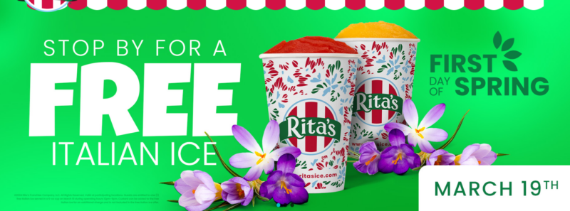 Happy Spring! FREE Italian Ice at Rita’s is TODAY! | Living Rich With Coupons®