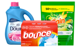 Stacking Savings! Pay $10.97 for $35.77 worth of Bounce, Gain & Downy at Stop & Shop {Instant Savings}