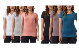 Clothing Deals at Costco | 32 Degrees Ladies' Cool Tee, 6 Pk just $11.99 (Reg. $28)