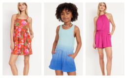 Today Only! Girls' and Women's Old Navy Dresses and Rompers $8-$12