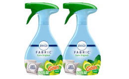 21% Off + $3.21 off Febreze Odor-Fighting Fabric Refresher with Gain Pack of 2 at Amazon
