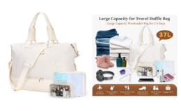 55% off BAHIWOM 3Pcs Travel Duffle Bag {Amazon}