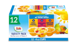 Stock Up Price! Dole Fruit Bowls No Sugar Added Variety Pack or Cherry Mixed Fruit on Amazon