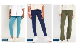 Today Only! Kid's and Women's Old Navy Leggings $5-7