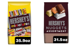 35% Off HERSHEY'S Nuggets or Miniatures or Kisses {Amazon}