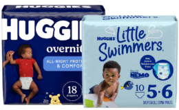 HOT! Total $16 for $56 in Huggies Overnights & Swim Diapers at Walgreens!