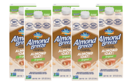 Almond Breeze Almond & Oatmilk Blend 52 oz only $1 at Stop & Shop (reg. $4.19) {Ibotta}