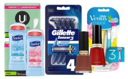 CVS Shopping Trip - $5 for almost $40 in Products! Revlon, Gillette, Kotex, & Suave!