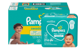 Buy Pampers Diapers get the Wipes for FREE at Stop & Shop {Instant Savins}
