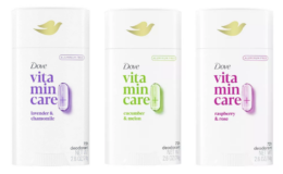 Dove Beauty VitaminCare+ Aluminum Free Deodorant Stick as low as $0.49 at Target {Rebates}