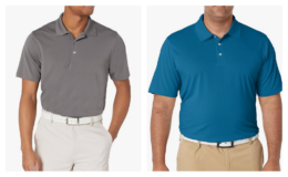 70% off Amazon Essentials Men's Regular-Fit Quick-Dry Golf Polo Shirt | Lots of Big and Tall Sizes Available