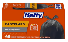 51% off Hefty Easy Flaps Multipurpose Large Trash Bags 30 Gallon at Amazon