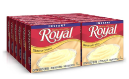 Stock Up Price!  Royal Instant Pudding Dessert Mix, Banana Cream 12 Ct. | $.48 Each