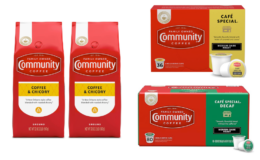 Stock Up Price! Community Coffee Ground Coffee and K-Cup Deals | K Cups Starting at $.26 Each {Amazon}