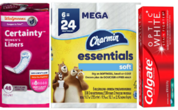 9 Items for $7 at Walgreens This Week | Charmin, Colgate & Liners!