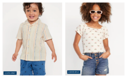 WOW! Old Navy KIDS & BABY MYSTERY DEALS - Kid's Tops and Shorts Starting at $5 (Reg. $16.99)