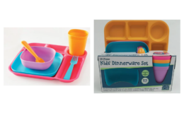 Your Zone 24 Piece Plastic Dinnerware Set for Kids $5 at Walmart