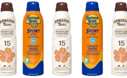 Banana Boat & Hawaiian Tropic Sunscreen $4.25 each at Walgreens!