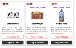 Over $175 in New ShopRite eCoupons -Save on Entenmann's Oscar Mayer, Coffee Mate & More