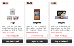Over $150 in New ShopRite eCoupons -Save on Breyers, Fage, Sargento & More