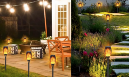 50% off Solar Lights on Amazon | Line Your Pathway!