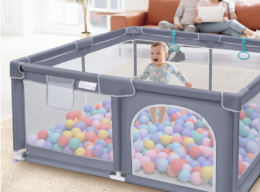 50% off Baby Play Pen on Amazon | Safe Place for Babies to Play!