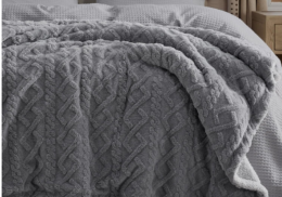 50% off BedSure Sherpa Throw Blanket on Amazon | Perfect Cozy Blanket!