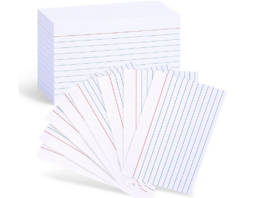 50% off 3x5 Index Cards 272ct on Amazon | Under $3