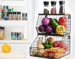 45% off Fruit Basket on Amazon | 2 Tier Stackable & more!