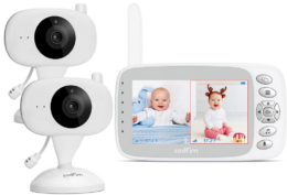 55% off Baby Video Monitor 2 Cameras on Amazon | Perfect for Travel!