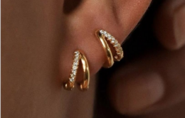 50% off Gold Hoop Earrings on Amazon | Great Ratings!
