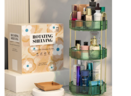 60% off Rotating Makeup Organizer on Amazon | Best Purchase!